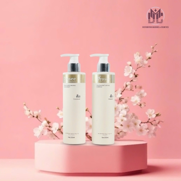 Cặp gội xả Prosee trắng nhỏ 230ml PS10, PC10 - Dưỡng ẩm, suôn mượt