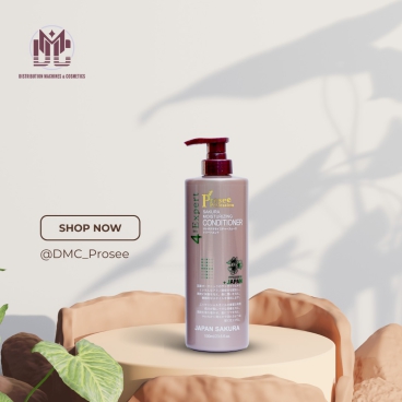 Dầu xả PROSEE Sakura Moisturizing tím 500ml PC2 - Dành tóc dầu, chống rụng tóc